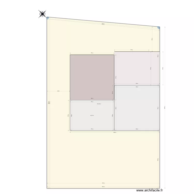PLAN MASSE BASE TERRASSE NORD EST. Plan de PLAN MASSE BASE TERRASSE NORD EST. Plan de