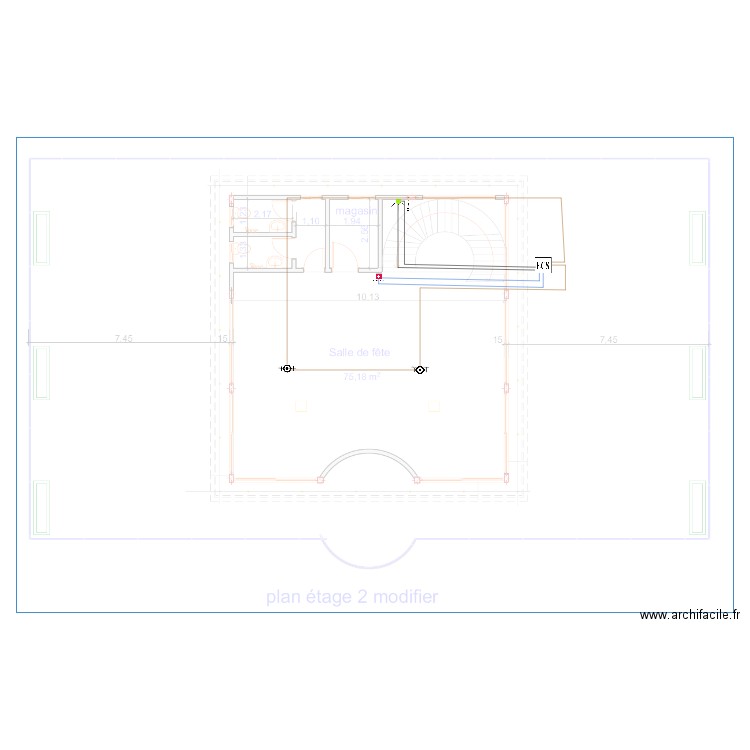 SSI Etage 2 maison DGA. Plan de 0 pièce et 0 m2