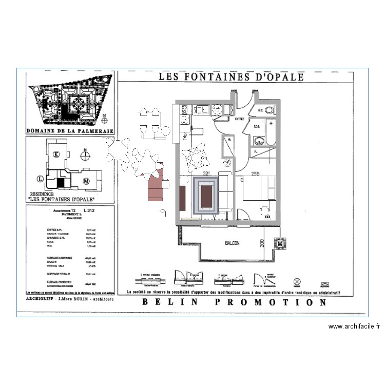 ApT2 cuisine U. Plan de 0 pièce et 0 m2