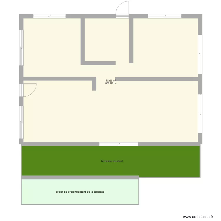 extension terrasse logement 1. Plan de extension terrasse logement 1. Plan de