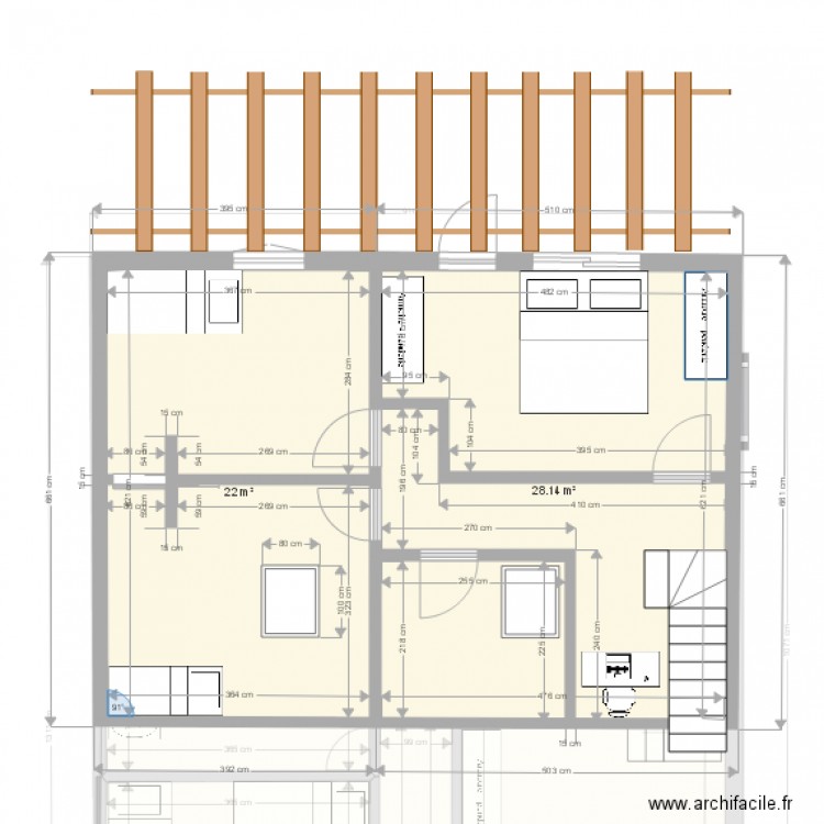 plan Maison etage 22 MARS 2018. Plan de 0 pièce et 0 m2