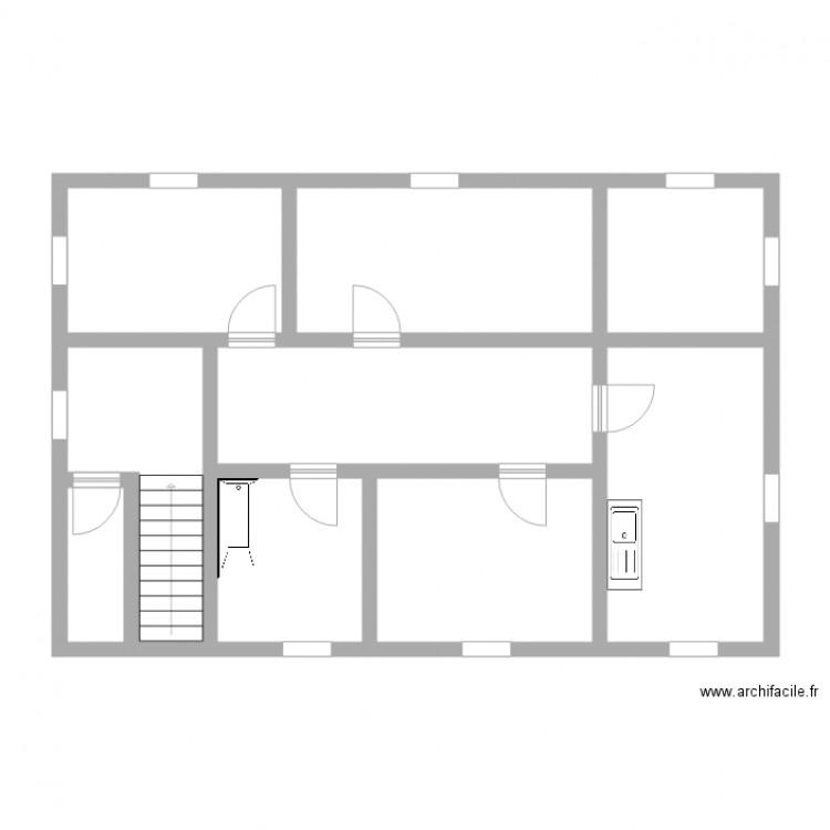 etage maison pellisier. Plan de 0 pièce et 0 m2