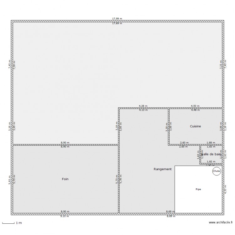 Haut écurie. Plan de 0 pièce et 0 m2