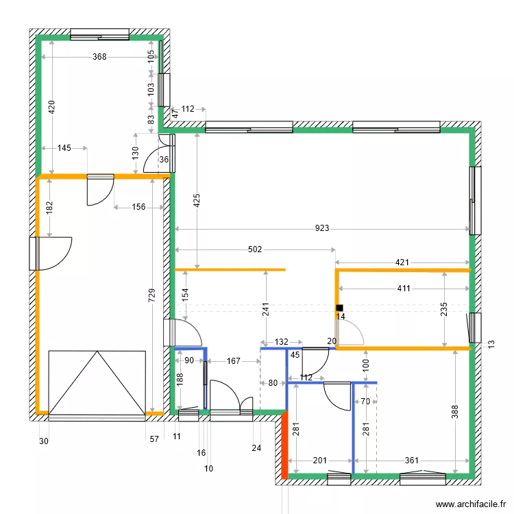 CARANGEOT RDC. Plan de 