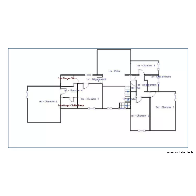 THOLOMET. Plan de 