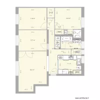 douche dans chambre avec bonnes dimensions 