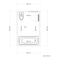 Plan salle de bains