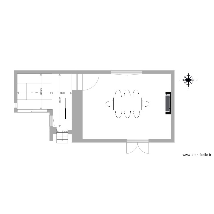 SAM Cuisine Orléans initial 2005. Plan de 0 pièce et 0 m2