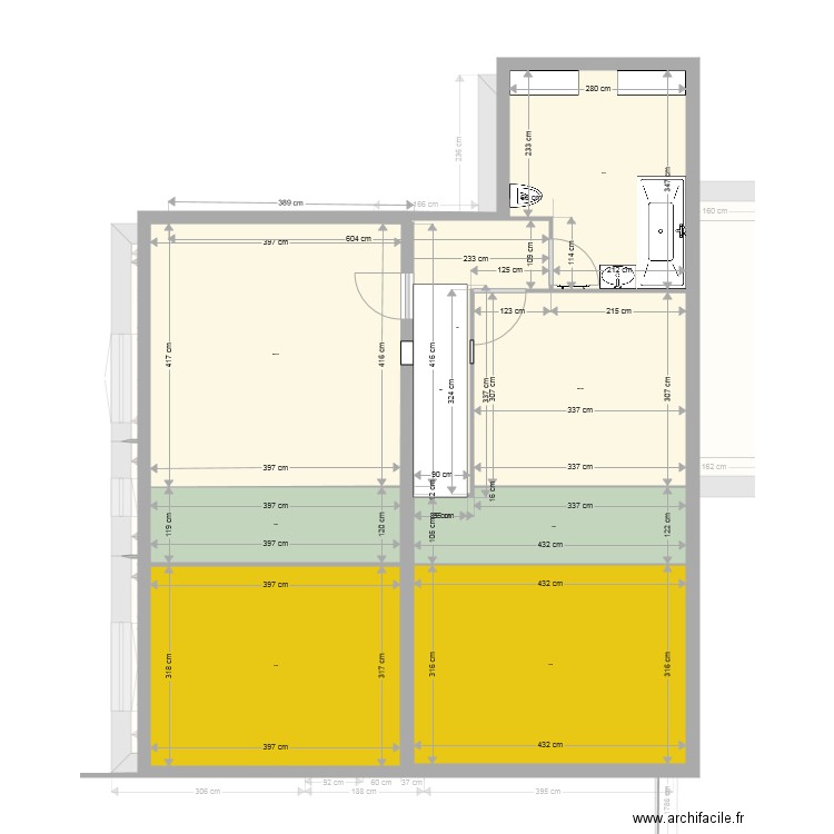 Maison RDC  et R1 sans meuble. Plan de 0 pièce et 0 m2