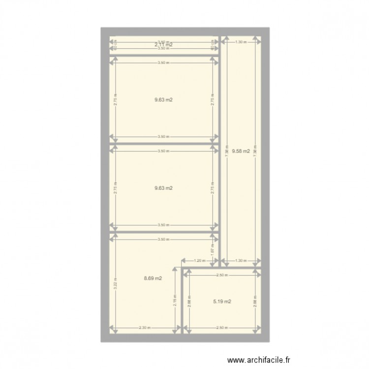 hotel. Plan de 0 pièce et 0 m2