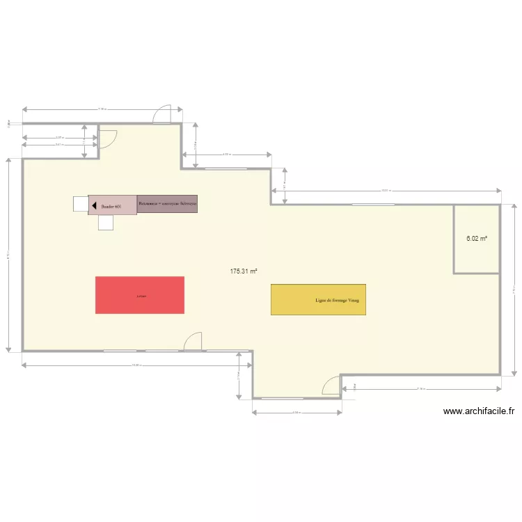 BAADER 601. Plan de 
