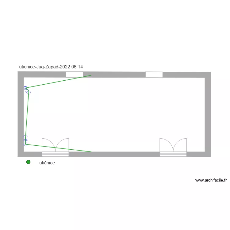 plan-Uticnine-Jug-Zapad. Plan de 