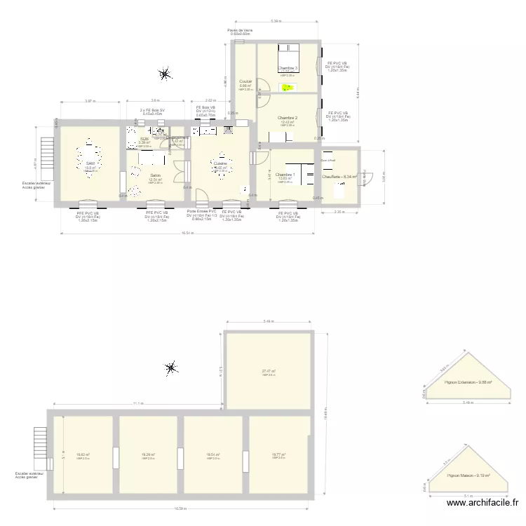 TATE Bernard. Plan de 