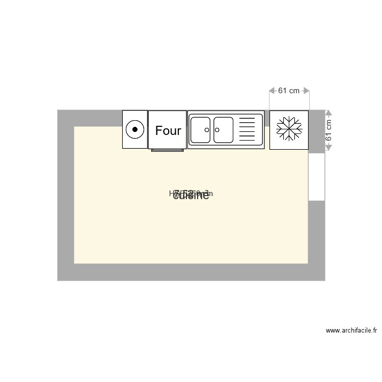 cuisine. Plan de 0 pièce et 0 m2