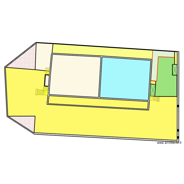 EVEN. Plan de 15 pièces et 586 m2