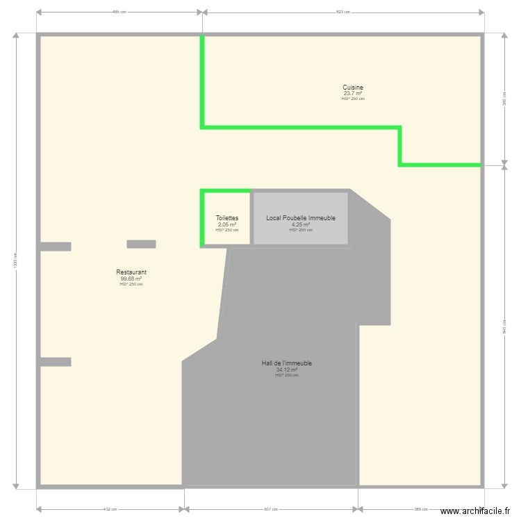 Le plaisir des mets Boulogne. Plan de 0 pièce et 0 m2