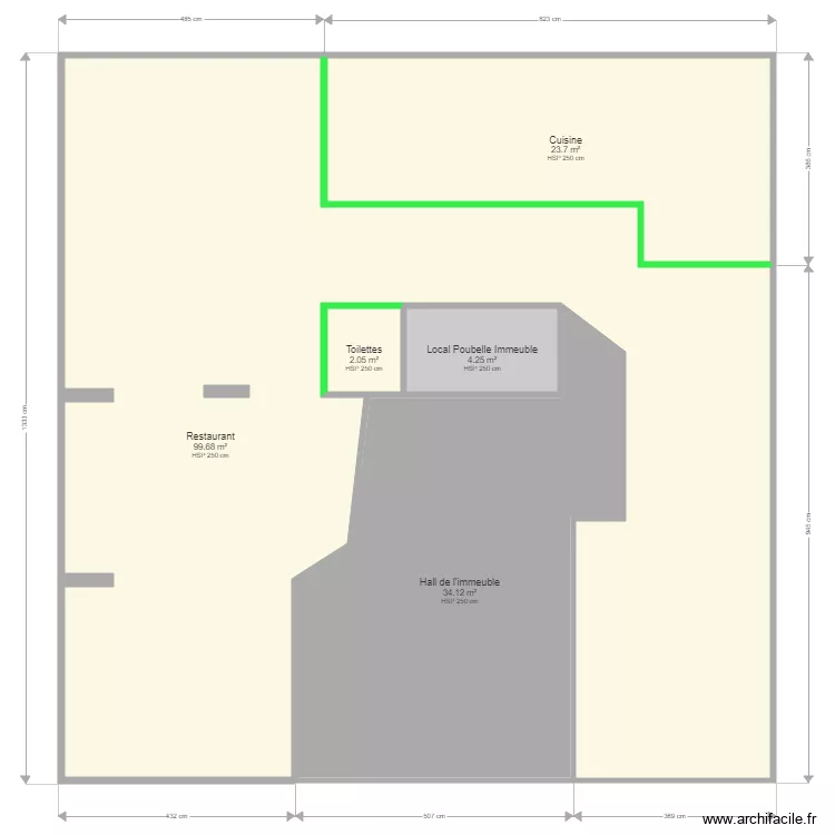 Le plaisir des mets Boulogne. Plan de 