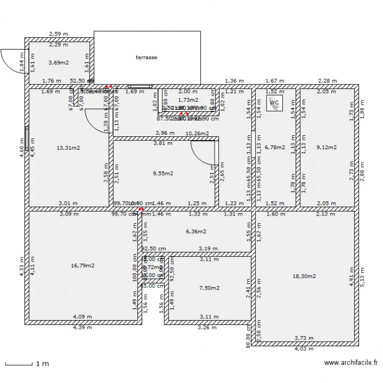 plan etage general 3. Plan de 0 pièce et 0 m2