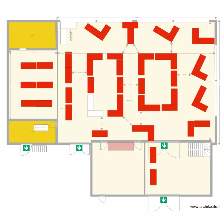 Suchy avec sc&egrave;ne xx tables 3 apv. Plan de 