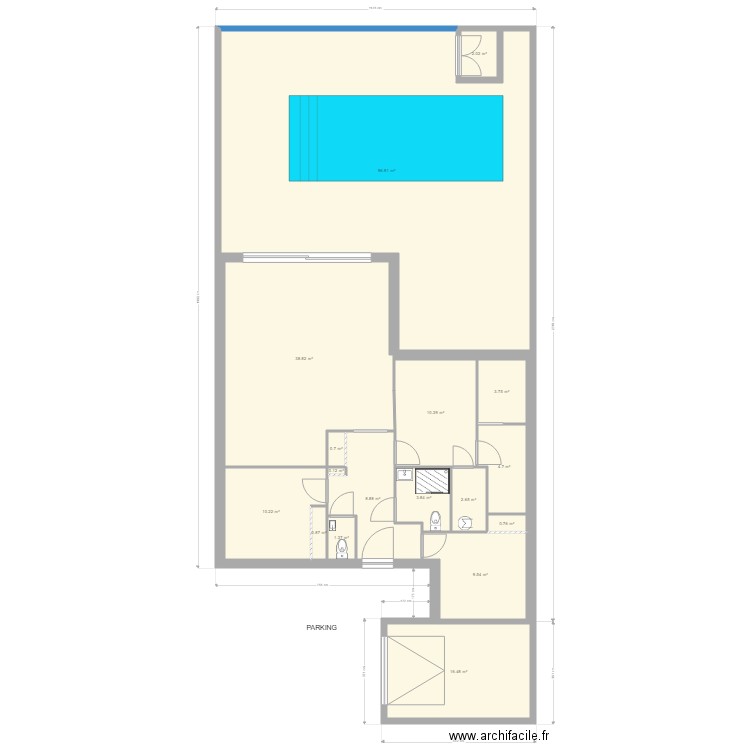 JARDIN. Plan de 0 pièce et 0 m2