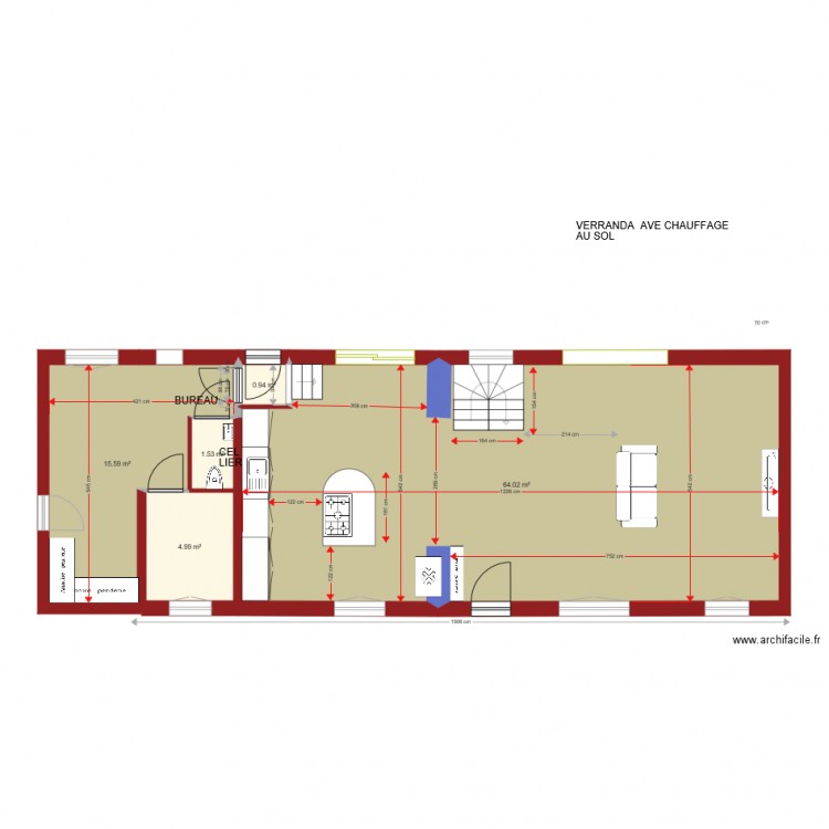  RDC 145. Plan de 0 pièce et 0 m2