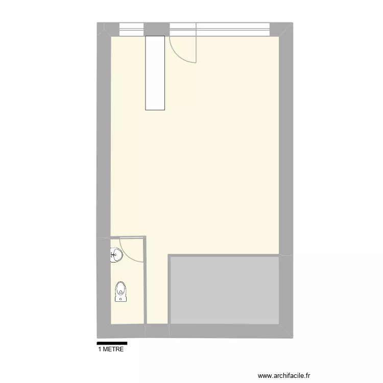 LLUCIA 28 RDC. Plan de 3  et 55 m²