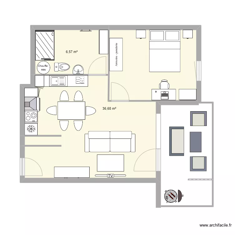 Plan appartement. Plan de 