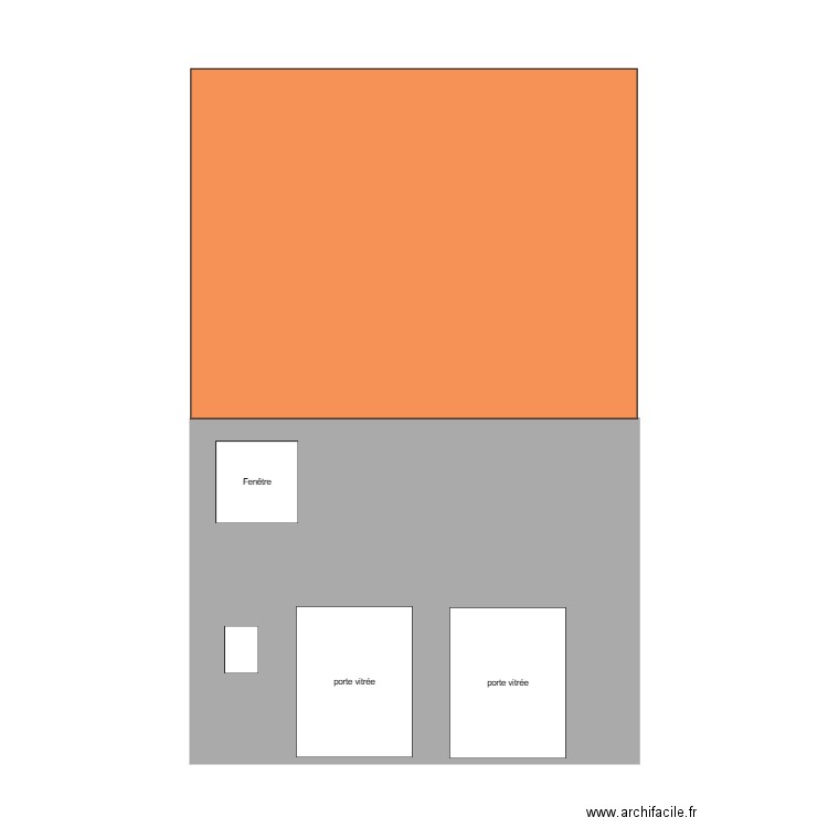 nouvelle façade. Plan de 0 pièce et 0 m2