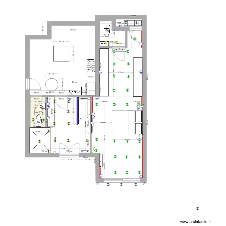 chambre V4. Plan de chambre V4. Plan de