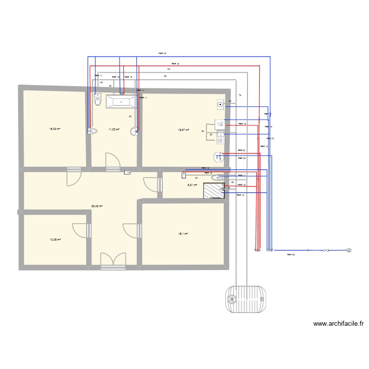 ESSAI 3. Plan de 0 pièce et 0 m2