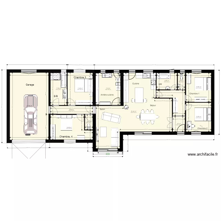 PLAN RDC PLEIN PIED 71M2 25 08 2021. Plan de 