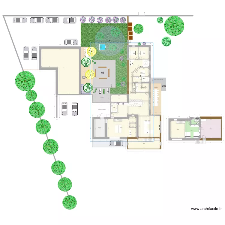 maison flowers 7. Plan de 
