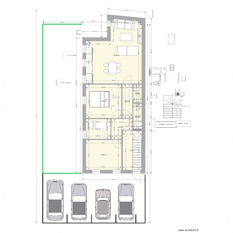 possible modifier3. Plan de 0 pièce et 0 m2