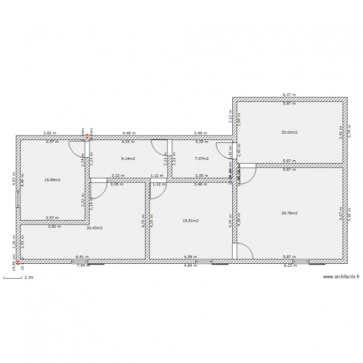 maison haut. Plan de 0 pièce et 0 m2
