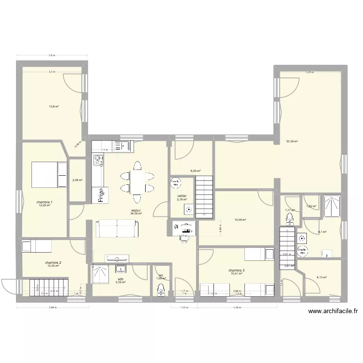 feignies RDC 3. Plan de 17 et 157 m² feignies RDC 3. Plan de 17 et 157 m²