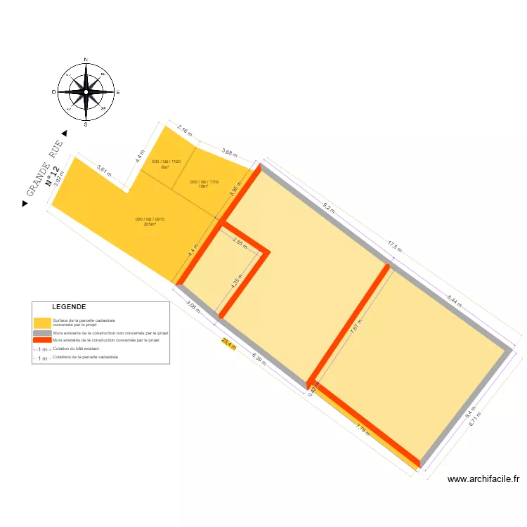 DP 2 - PLAN DE MASSE C&Ocirc;T&Eacute; _ OLIVIER2. Plan de 