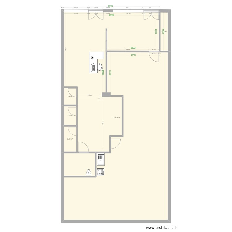 ARLES PROJECT. Plan de 5 pièces et 190 m2