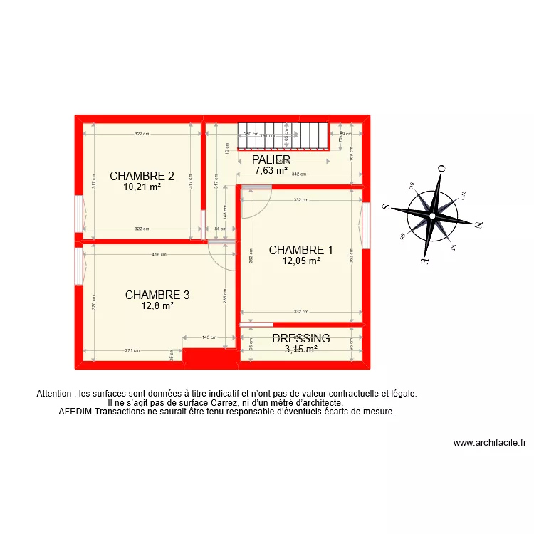 BI9251 ETAGE . Plan de 