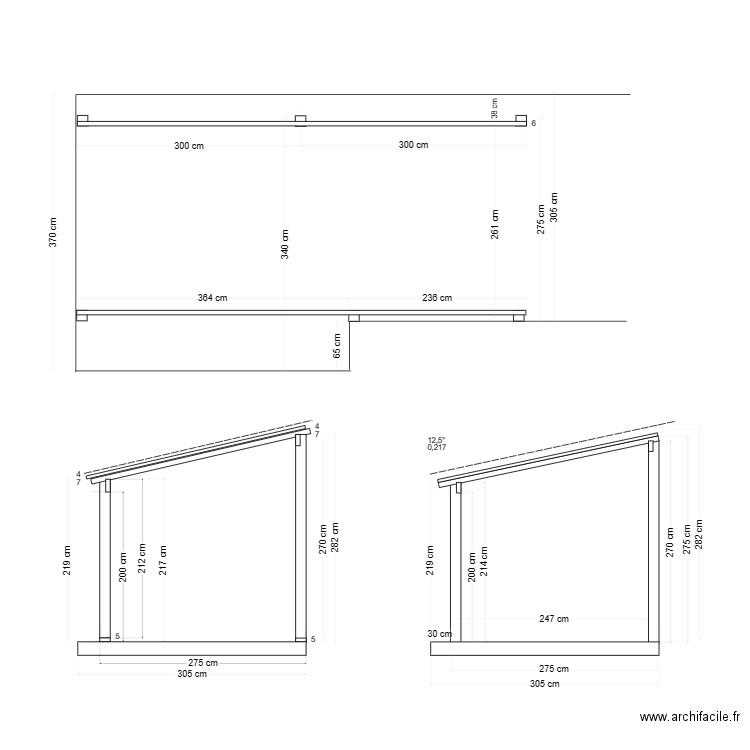 Structure pergola 2023. Plan de 0 pièce et 0 m2