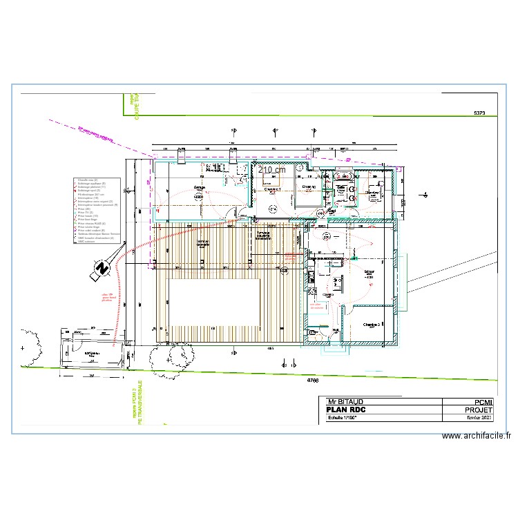 BITAUD. Plan de 0 pièce et 0 m2