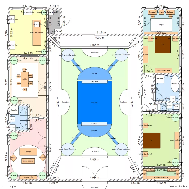 le r&ecirc;ve. Plan de 