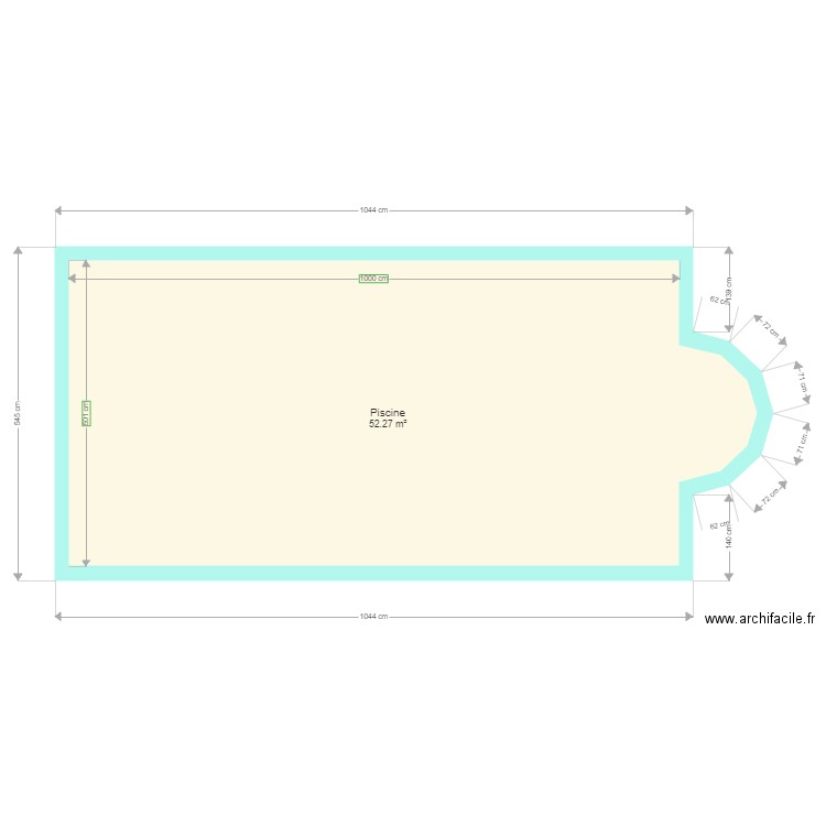 piscine couzeix. Plan de 0 pièce et 0 m2