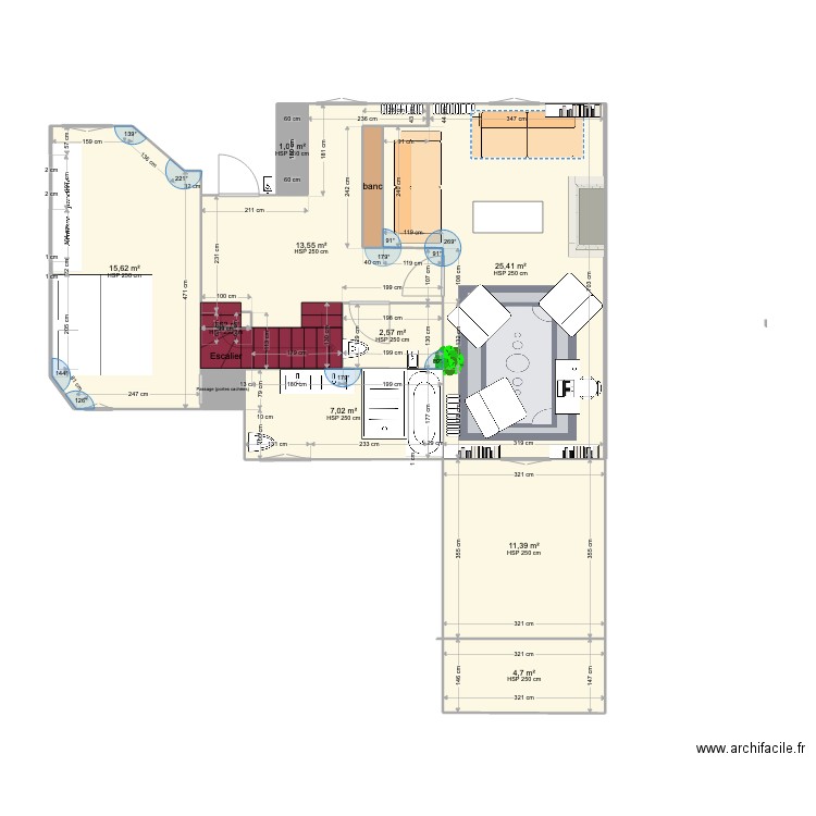 GROUND FLOOR fev 2022. Plan de 12 pièces et 84 m2