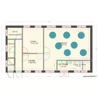 cantine et r&eacute;fectoire  plan 2