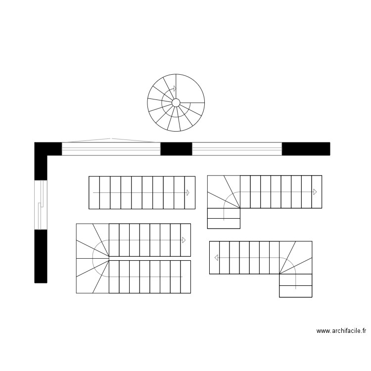 ESCALIER. Plan de 0 pièce et 0 m2