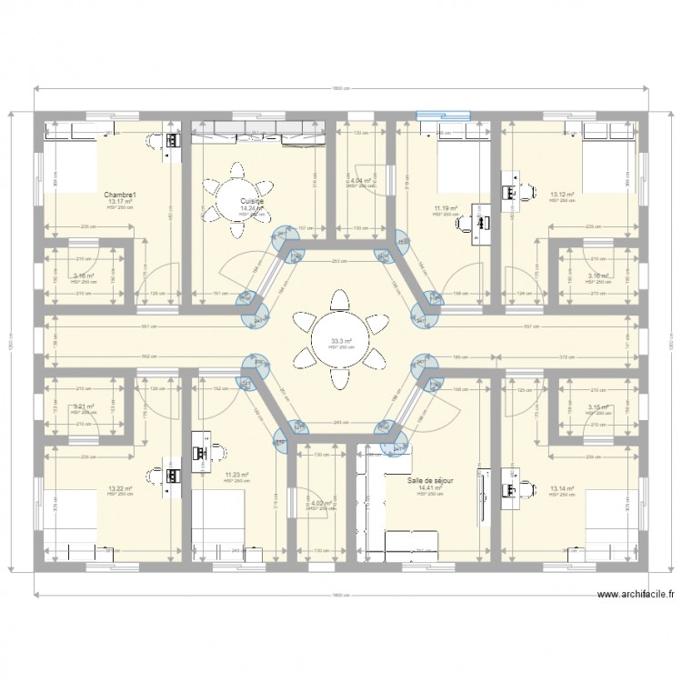 résidence universitaire. Plan de 0 pièce et 0 m2