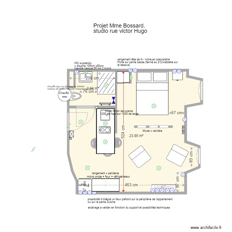 projet Bossard 6A. Plan de 0 pièce et 0 m2