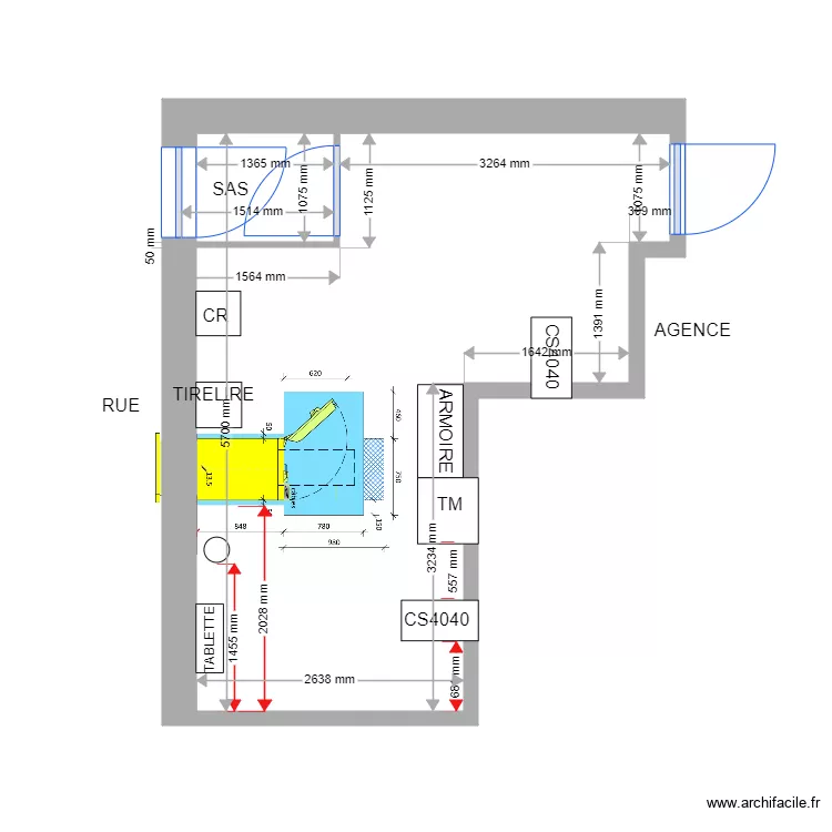 PLAN DE MASSE PROJET ISTRES NORD C2550. Plan de 
