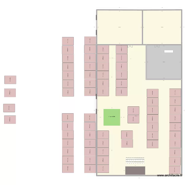Salon de la Restauration CFACI. Plan de 0 pièce et 0 m2 Salon de la Restauration CFACI. Plan de 0 pièce et 0 m2