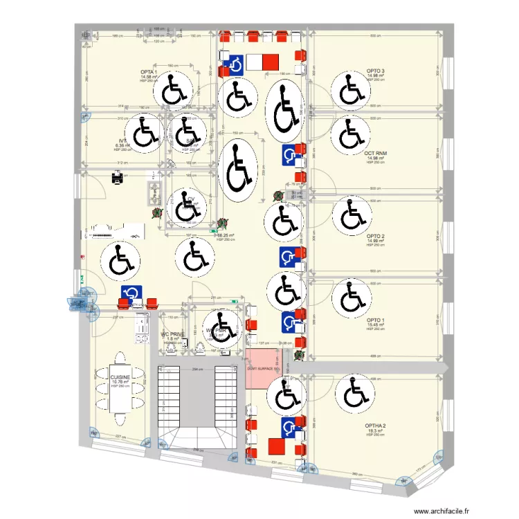 plan Dieppe PMR. Plan de 